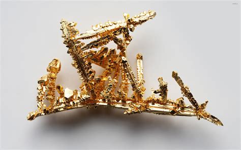 Gold crystals wallpaper - Photography wallpapers - #31982