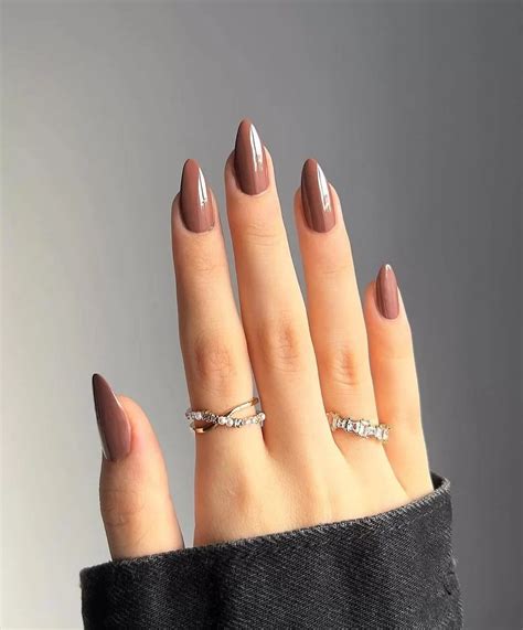Unha Tons De Marrom - 10 inspirações de unhas em tons de marrom para o inverno