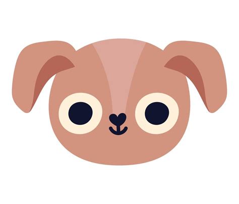 desenho de rosto de cachorro 21385198 Vetor no Vecteezy