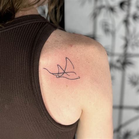 fantasy line art tattoo 2