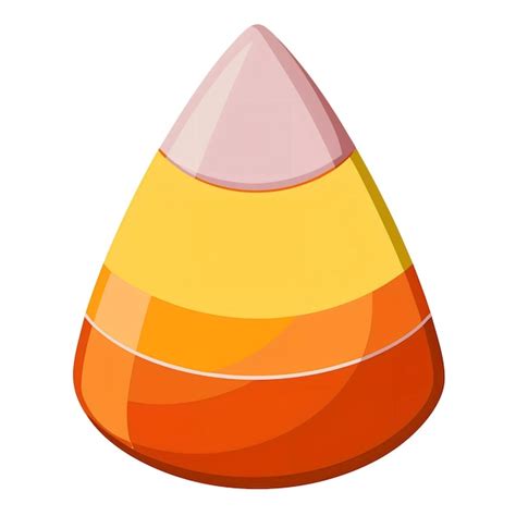 Halloween Candy corn Vector Cartoon Illustration for Spooky Design ...
