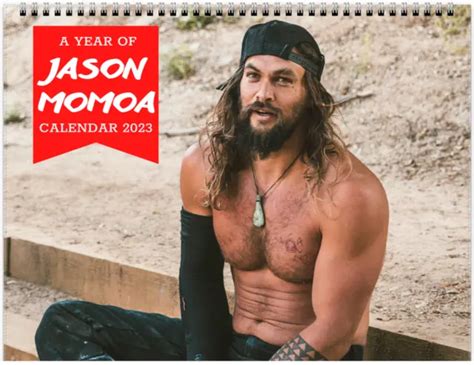JASON MOMOA 2023 Wall Calendar, Jason Momoa gift, Jason Momoa merch ...