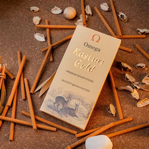 kasturi gold premium bambooless dhoop sticks