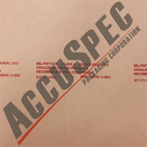 mil prf  class  kraft backing limited  kraft foil poly