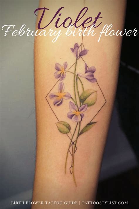 February Flower Tattoo - Printable Calendars AT A GLANCE