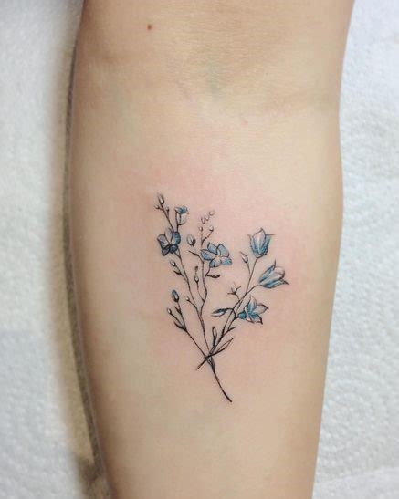 60+ Best Bluebell Flower Tattoo For Women - April 2025