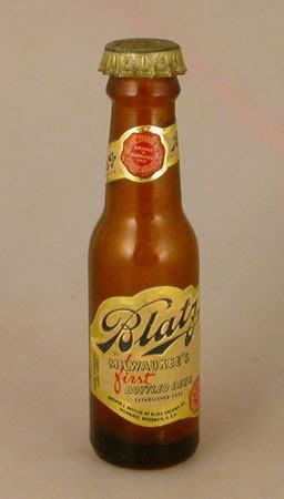 Blatz Mini Beer Bottle at Breweriana.com