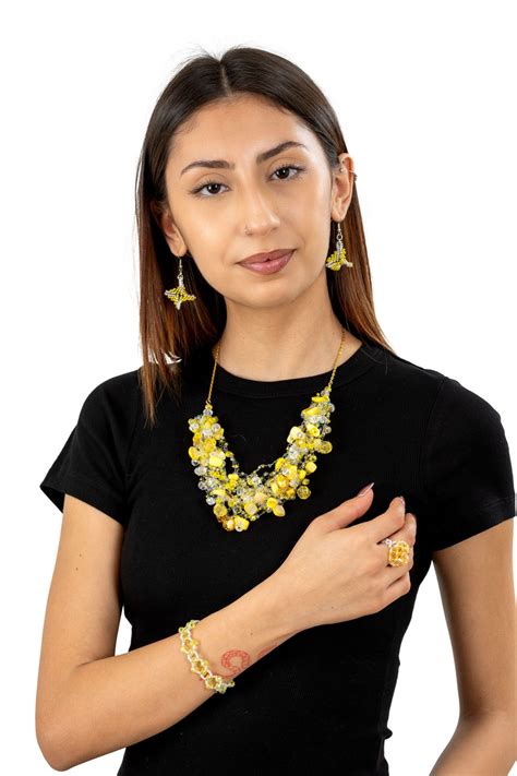 Yellow parure - Ivana Bianchi