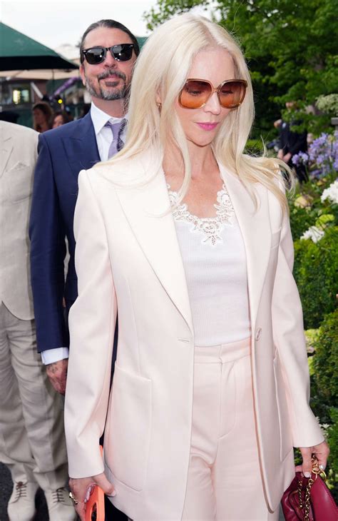 Dave Grohl and Wife Jordyn Blum Suit Up for Wimbledon
