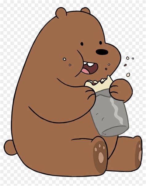 Download - We Bare Bears Grizz Cute Clipart (#16433) - PikPng