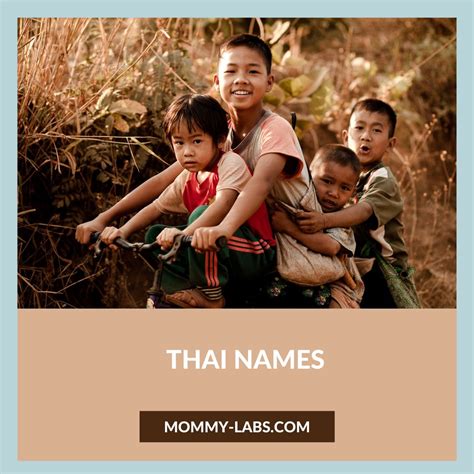 Thai Names - 200+ List Of Popular To Pick One For You