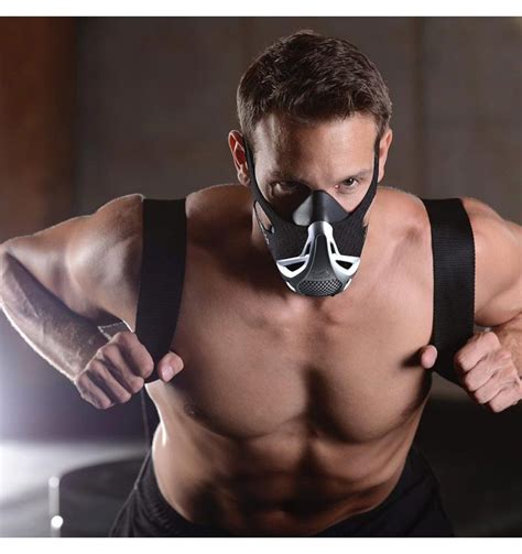 phantom training mask silver