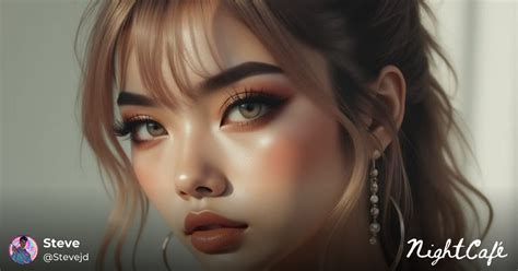 hyperrealistic portrait   young woman  studio ai art