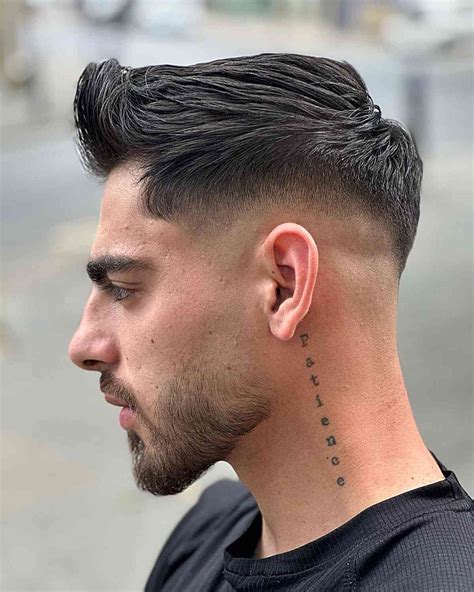 mens quiff haircut  medium length haircut  hairstyle
