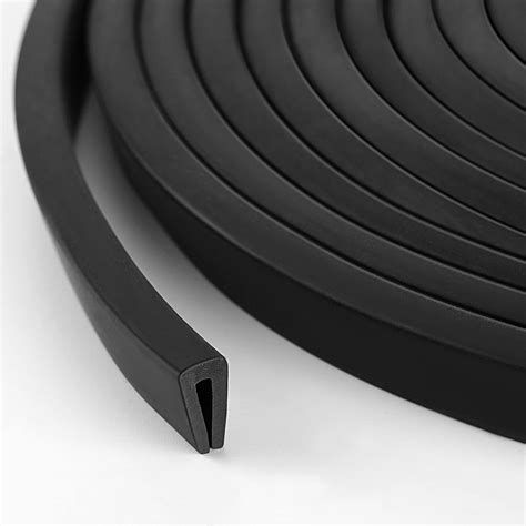 Buy Rubber Edge Trim Edge Protector Rubber Strip Weather Resistance Metal Edge Protector Fits 1/ ...