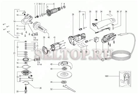 Запчасти для болгарки (ушм) Metabo w 8-115 (тип 00259000) | купить в ...