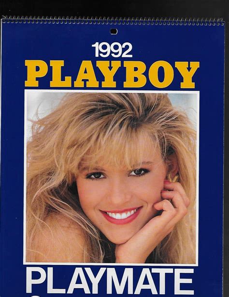 PLAYBOY CALENDAR - 1992 PLAYMATE with Review page | #4663179746