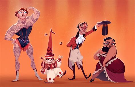 ArtStation - Circus troupe Tutorial, James Castillo | Character design💪 ...