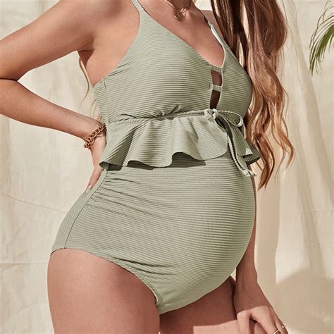 Spring Saving Clearance Bnwani Swimsuits for Women 2024 Green Maternity