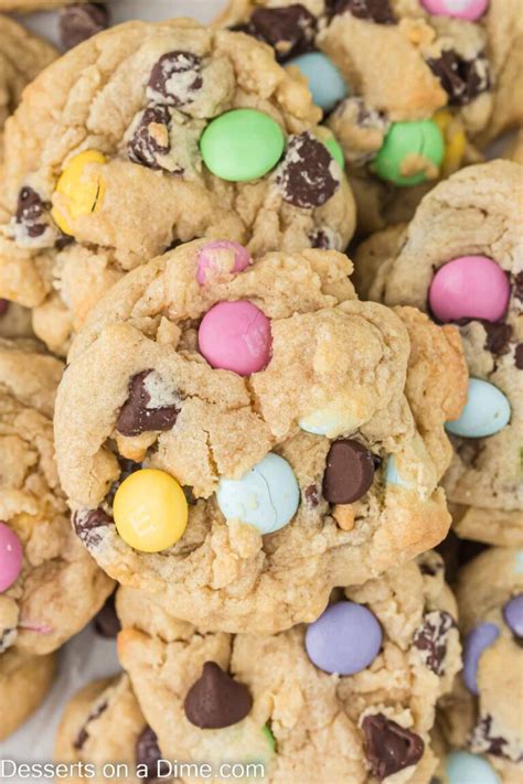 Easter Chocolate Chip Cookies