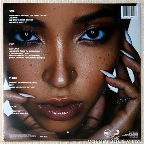 tinashe joyride   vinyl lp album clear voluptuous