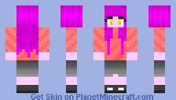 Purple Hair Girl Minecraft Skin