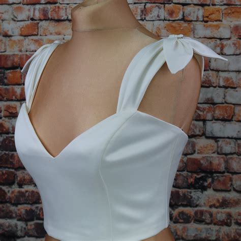 DETACHABLE Wedding Dress STRAPS Made From Soft Duchess Satin - Etsy UK