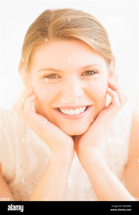 view cheerful woman  res stock photography  images alamy