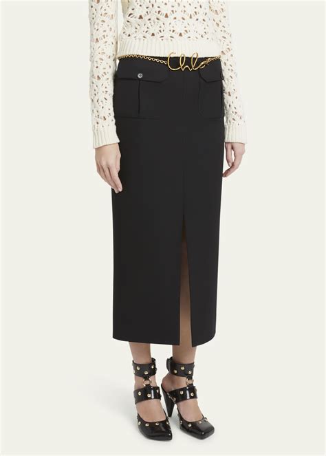 pencil wool skirt 8