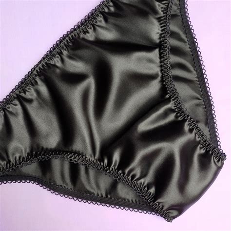 Black Satin Panties for Women — Naseeb Kaur Lingerie