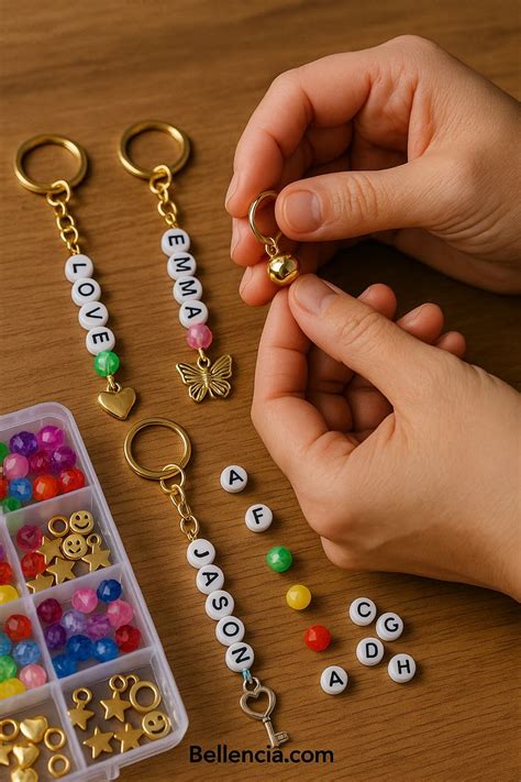 diy personalized keychains  keychain  school kids diy simple