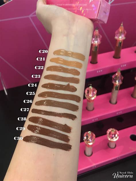 Jeffree Star Cosmetics Magic Star Concealer Swatches | I Need This Unicorn