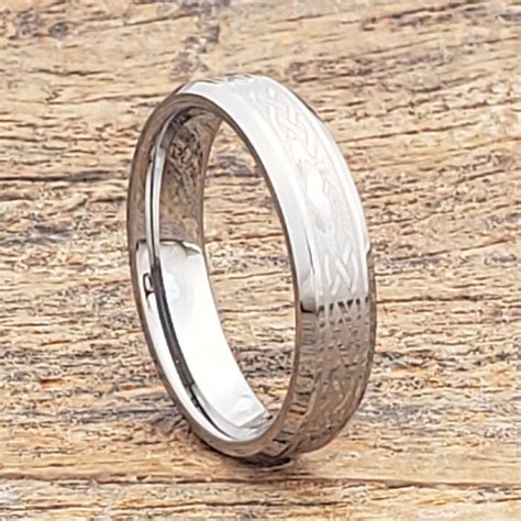 Medieval Knotwork Irish Beveled Celtic Rings - Forever Metals