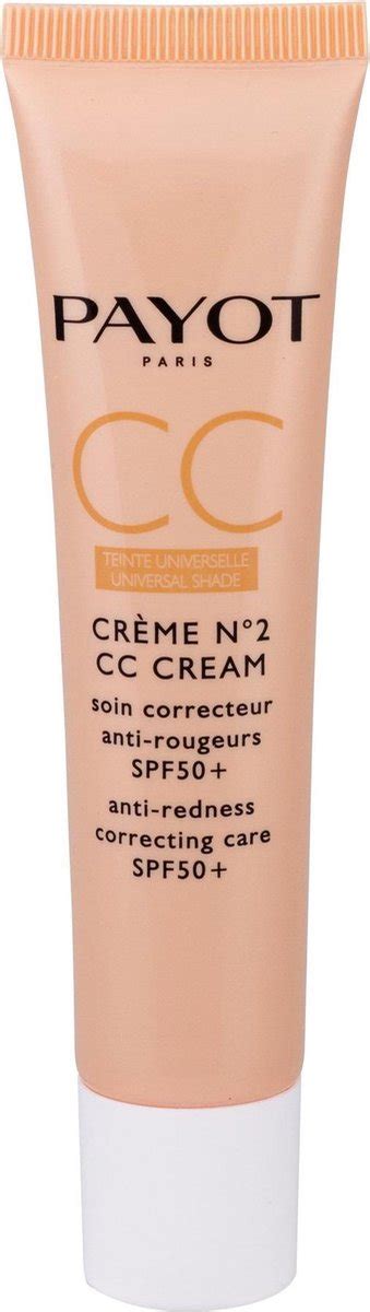 Payot - Creme No2 CC SPF50+ Cream - CC krém 40 ml - | bol.com