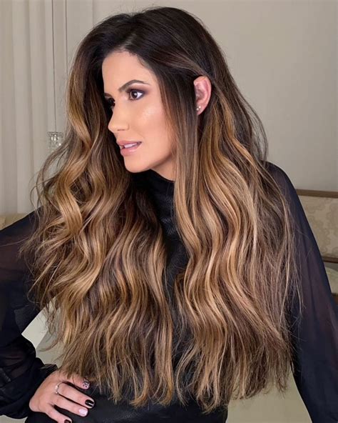 Cabelos Marrons Com Mechas Douradas - Mechas douradas: 30 fotos + tutoriais perfeitos para mudar o visual