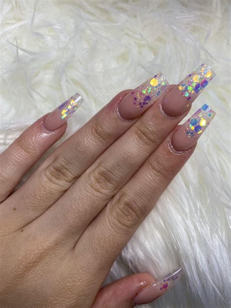 obsessed   holographic glitter rnails