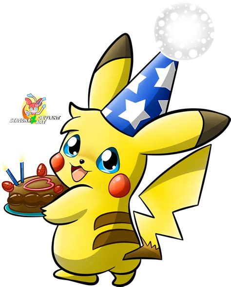 Party Pikachu! by Stacona on DeviantArt