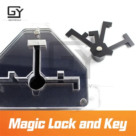 Escape room props Magic lock and key put the key into right position to ...