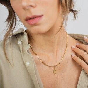 San Judas Tadeo Gold Flower Tiny Medal, Saint Judas Tadeous Floral ...