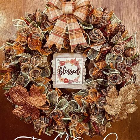 Thanksgiving Wreath - Etsy