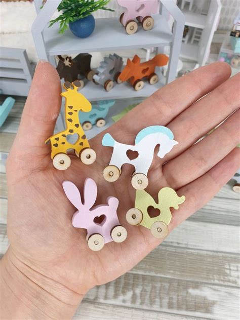 Игрушка-каталка на колесах 1/8 (tiny BJD), заготовка для творчества ...
