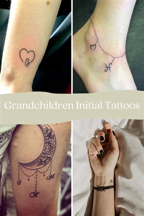 91 Meaningful Grandchildren Tattoos + Images - Tattoo Glee