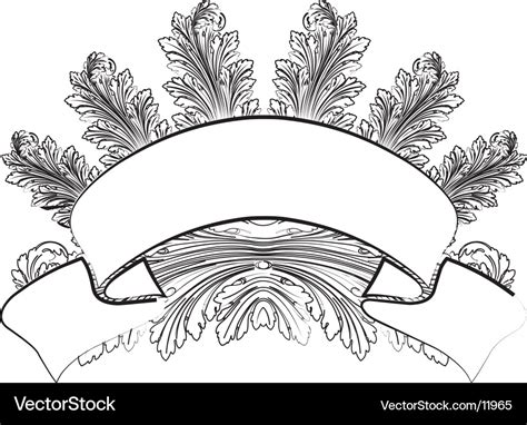 Baroque pattern Royalty Free Vector Image - VectorStock