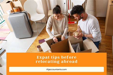Expat tips before relocating abroad | RHJ Accountants