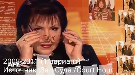 История заставок программы "Час суда. Дела семейные" /"Дела семейные ...