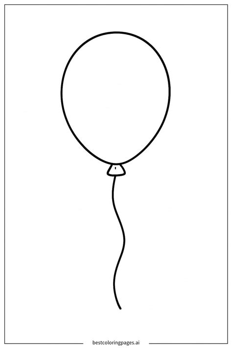 Imagem De Balao Para Colorir - 46 páginas de Desenhos de Balão para Colorir para colorir (PDF e PNG ...