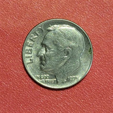 1975 Roosevelt Dime: are "D", "S", No mint mark worth money?