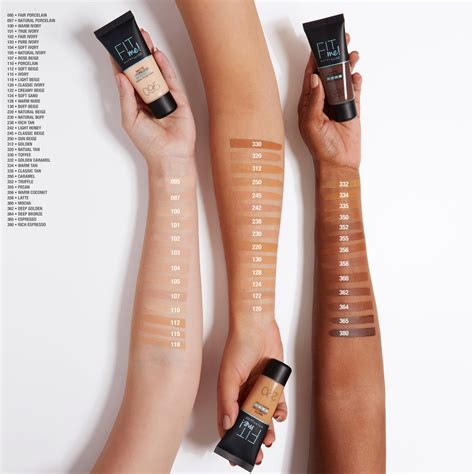 foundation maybelline fit  matte poreless shade  natural beige