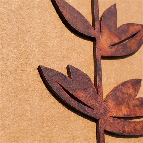 Rusty Flowers Bouquet Gift Wildflowers for Plant Pot Decoration Rusted ...