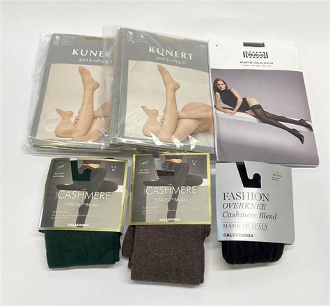 Lot - A group of stockings, some cashmere